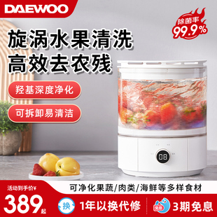 大宇果蔬清洗机净化器除农残蔬菜消毒净化器多功能食材净化机QX5