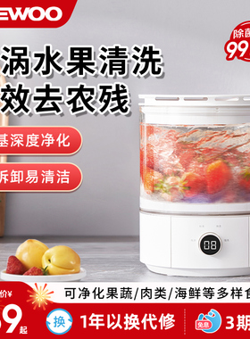 大宇果蔬清洗机净化器除农残蔬菜消毒净化器多功能食材净化机QX5