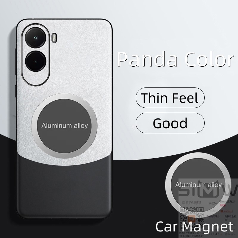 适用于小米pocom7手机壳Xiaomi POCO M7保护皮套pooc全包镜头防摔copo素皮opco防指纹p0c0拼色M7男女新款创意