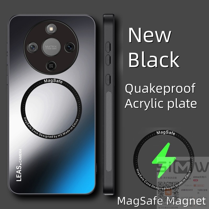 适用于华为荣耀X9D手机壳honor X9D亚克力保护套5G海外国际版全包防摔x9d5g软硬壳honorx9d5g磁吸x九d5g新款