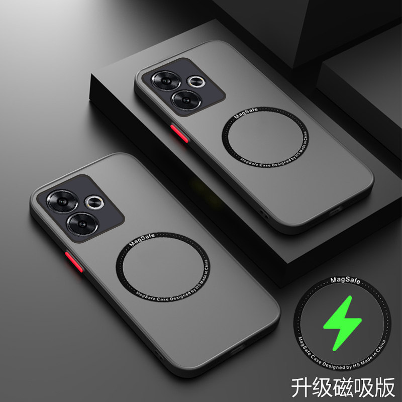 适用于红米note13R手机壳小米Redmi note13R透明保护套5G镜头全包防摔redminote13r磨砂redmi外壳nota男女13
