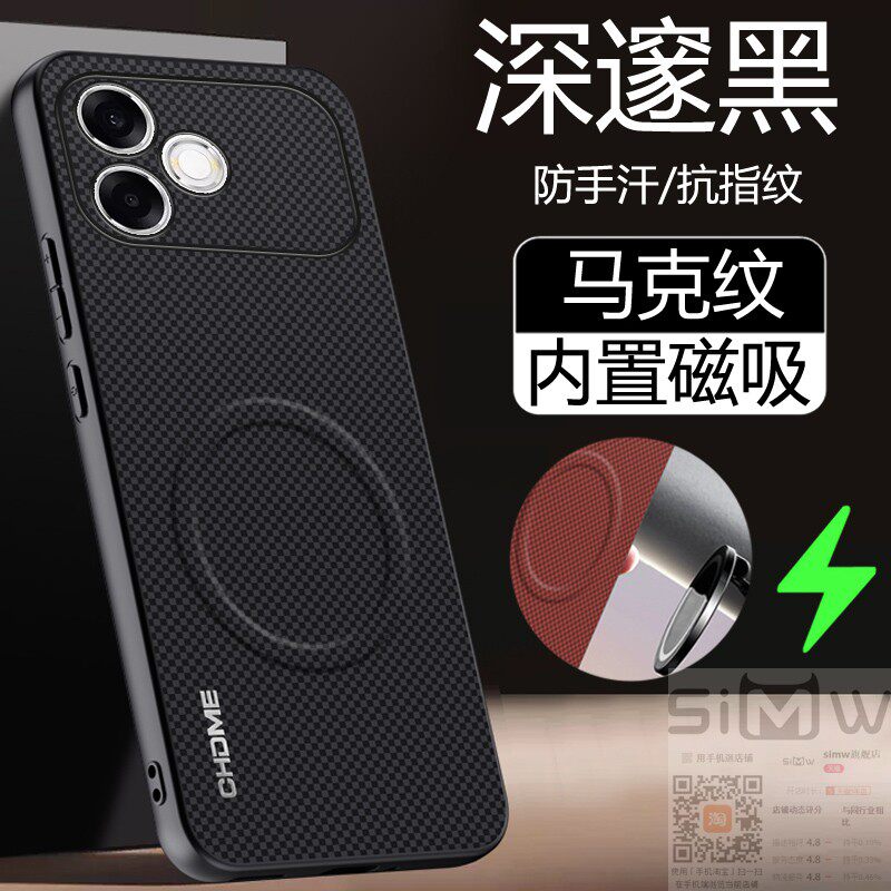 适用于oppoa6spro手机壳OPPO A6s Pro 5G马克纹保护套PMT110全包opooa防摔oopoa格纹0pp0a磁吸6s新款por英伦