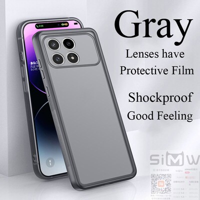 适用于小米pocof8pro手机壳xiaomi poco f8pro透明保护套2510DPC44G自带镜头膜mi全包poco防摔f8新款por简约