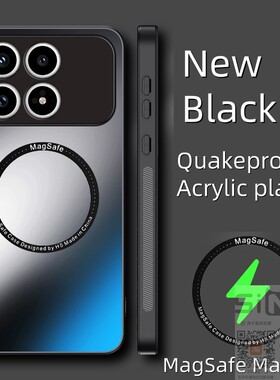 适用于小米pocof8pro手机壳xiaomi poco f8pro亚克力保护套2510DPC44G全包mi防摔poco软硬壳f8磁吸por新款5g