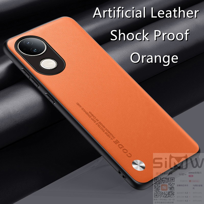 适用于vivov50手机壳VIVO V50 5G素皮保护套V2427全包镜头防摔vivo50软硬壳viovv50男女voviv50新款V5O简约薄