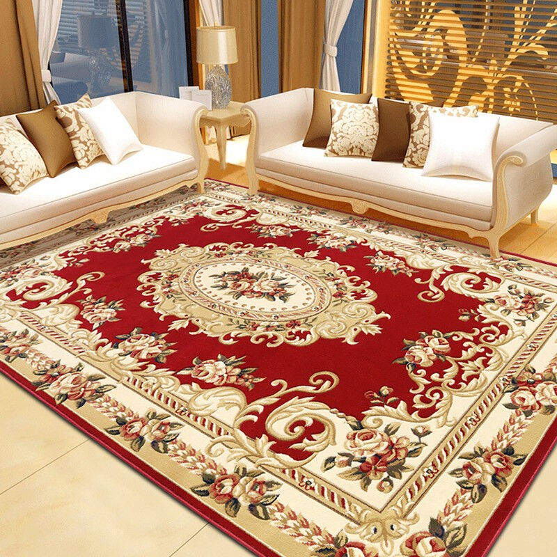 青格勒欧式地毯客厅茶几卧室床边毯手工立体剪花加厚地毯会议室办