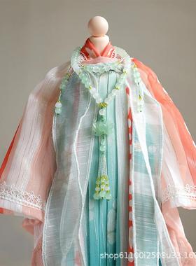 古风汉服娃娃饰品bjd玩偶璎珞装扮项链三分娃复古迷你璎珞配饰品