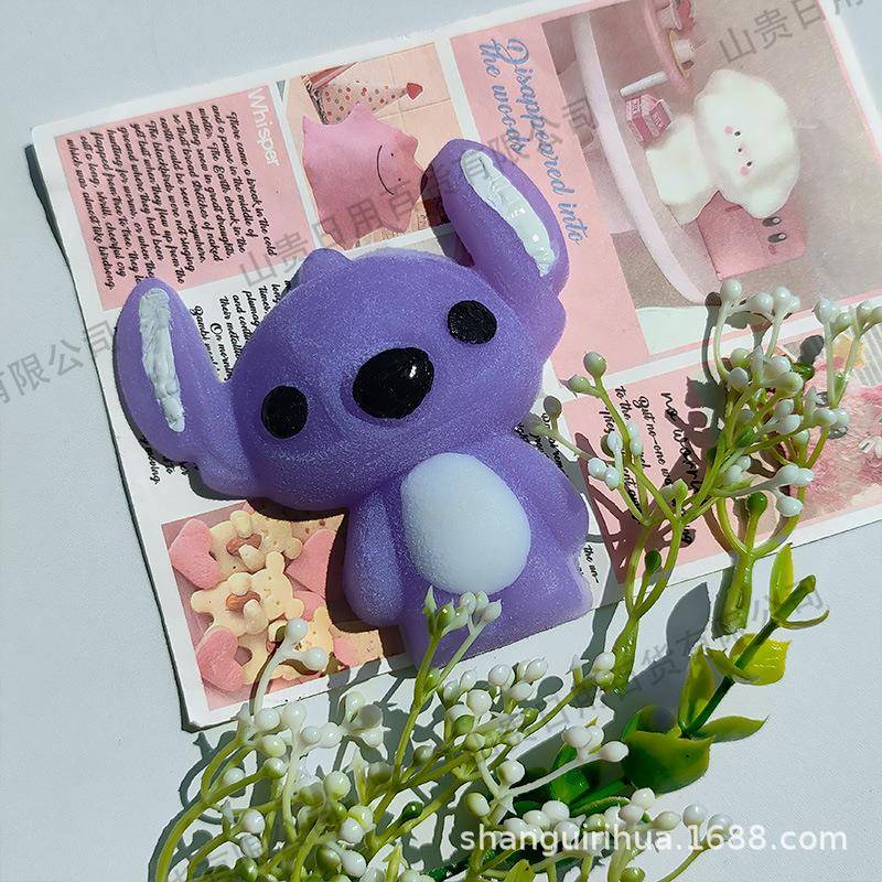 境爆款史迪仔捏捏乐网红抖音热销玩具解压发泄慢回弹厂家玩具