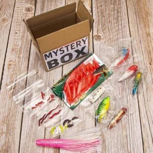 垂钓鱼饵盲盒各式木虾饵软饵不同尺寸波爬米诺硬饵钓鱼配件