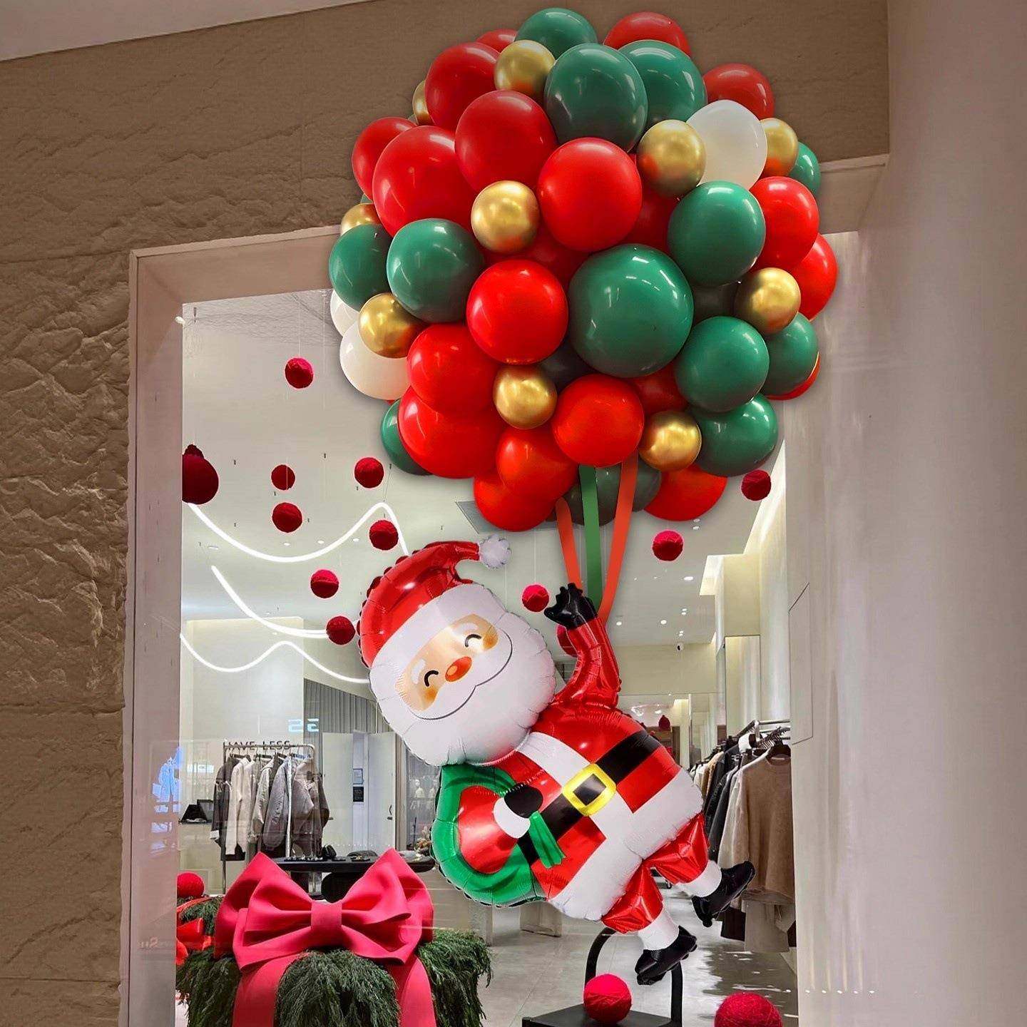 圣诞节老人大热气球小熊吊挂件珠宝4S服装店装饰氛围场景布置道具,节庆用品/礼品,装扮布置套餐,淘宝优惠券,粉丝福利购,淘宝优惠卷