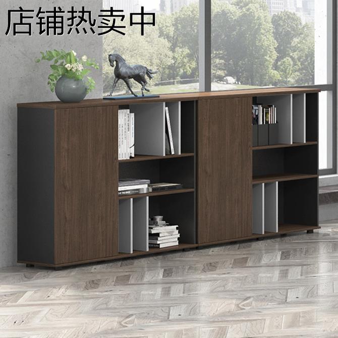办公区品质矮柜储物边柜地柜简约现代时尚侧柜资料文件打印机柜深