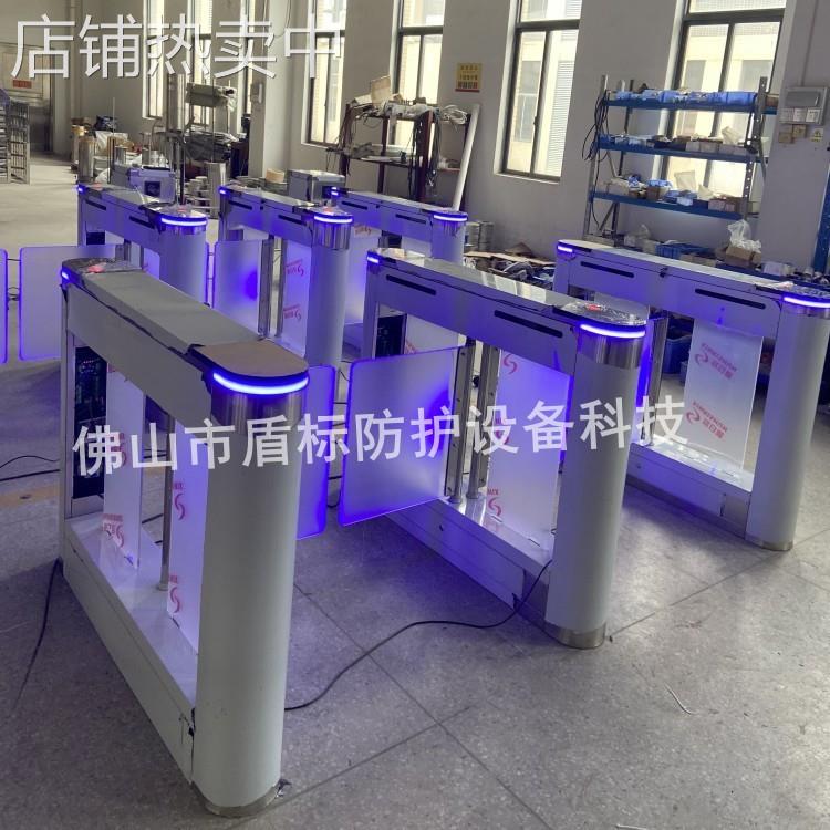 培训机构商场工地入口自动闸门 不锈钢单向通道门 人行进出刷卡闸