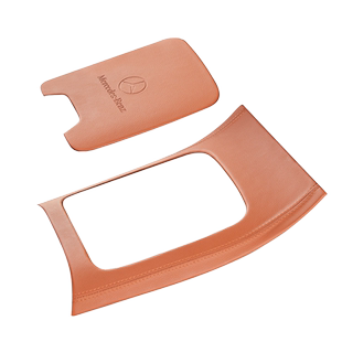 奔驰中控面板保护贴膜新C级C260L/C200L/GLC改装车内饰板装饰用品