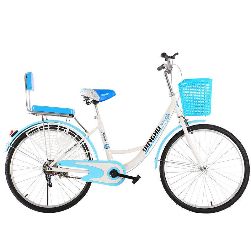 拉车自行车成人bicycle轻便淑女通勤车中学生复古单车22 24寸26寸