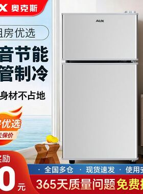 奥克斯冰箱小型双开门家