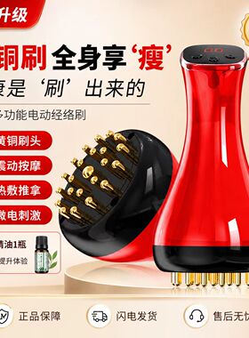 颐初黄铜电动经络刷加热全身通用