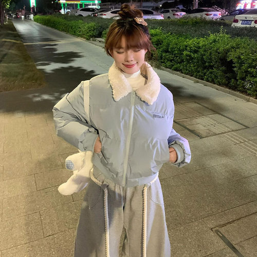 冬季2025新款小个子羽绒棉服女潮