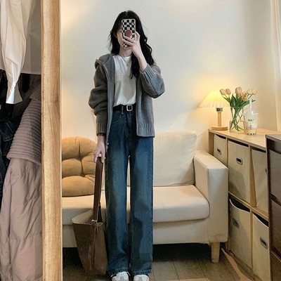 秋冬2023新款茶系穿搭一整套女装