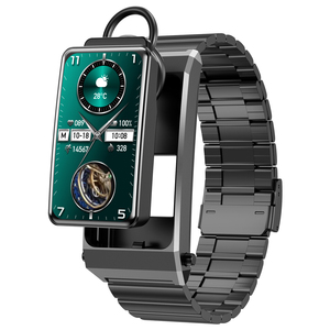 一讯牵 智能手环无创血糖监测仪测量血压心率蓝牙接打电话耳机二合一听歌运动手表男高精度支付NFC