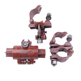 建筑扣件十字直角扣件/对接一字扣件/旋转万向扣件活动钢管扣件