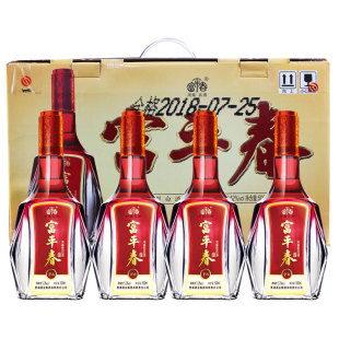 富平春F6 52度浓香型白酒四瓶装