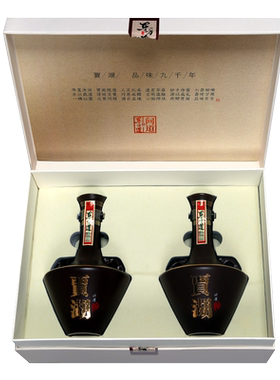 河南贾湖东方道问道 50度原香型白酒礼盒装  500mL/瓶*2