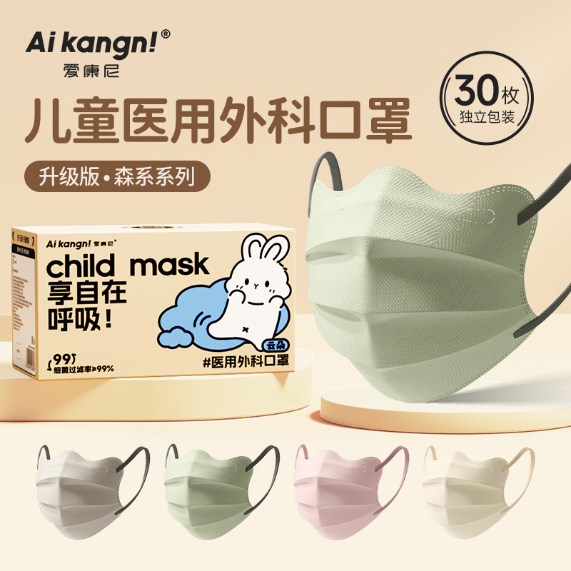 【儿童口罩】医用外科级一次性