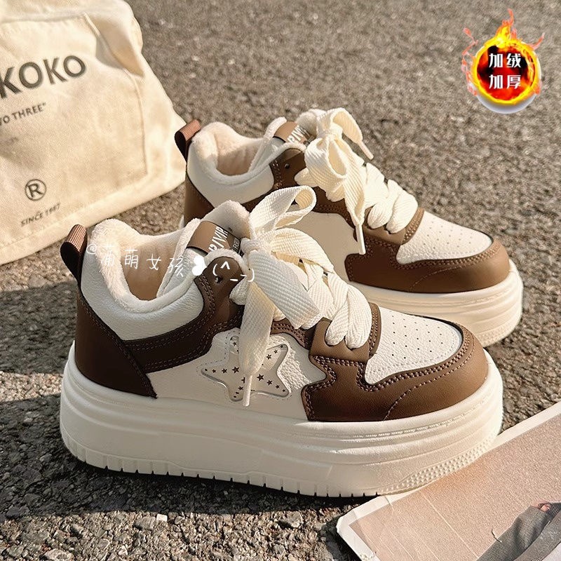 女童板鞋2025新款秋冬季儿童保暖