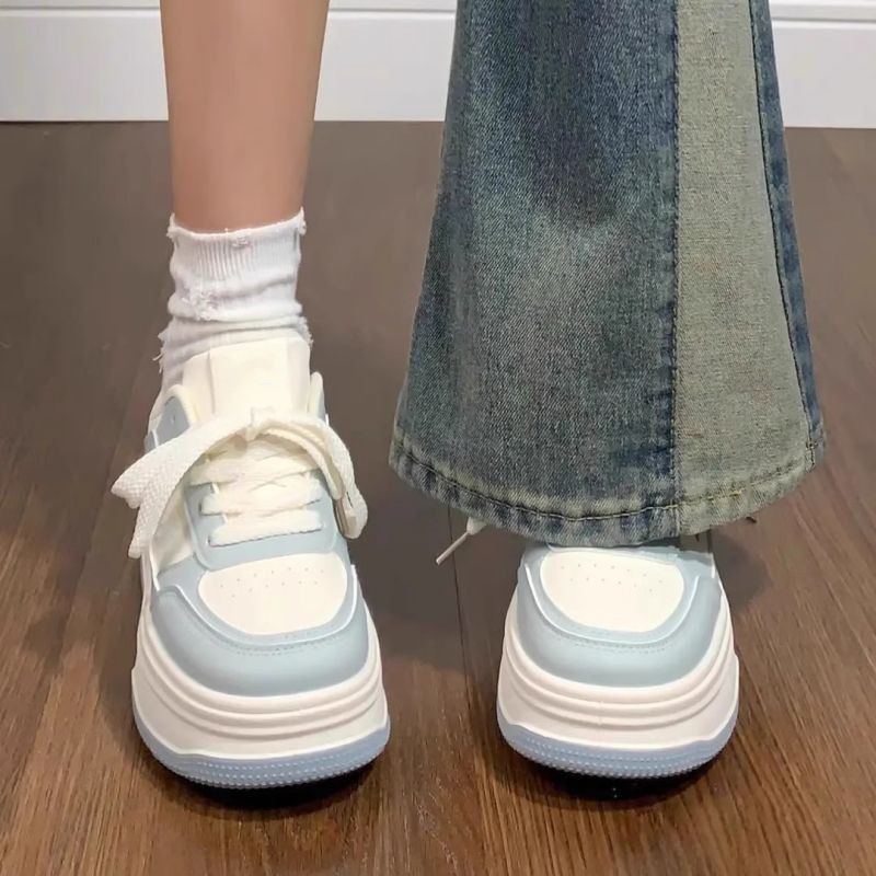 女童厚底小白鞋2025新款运动鞋