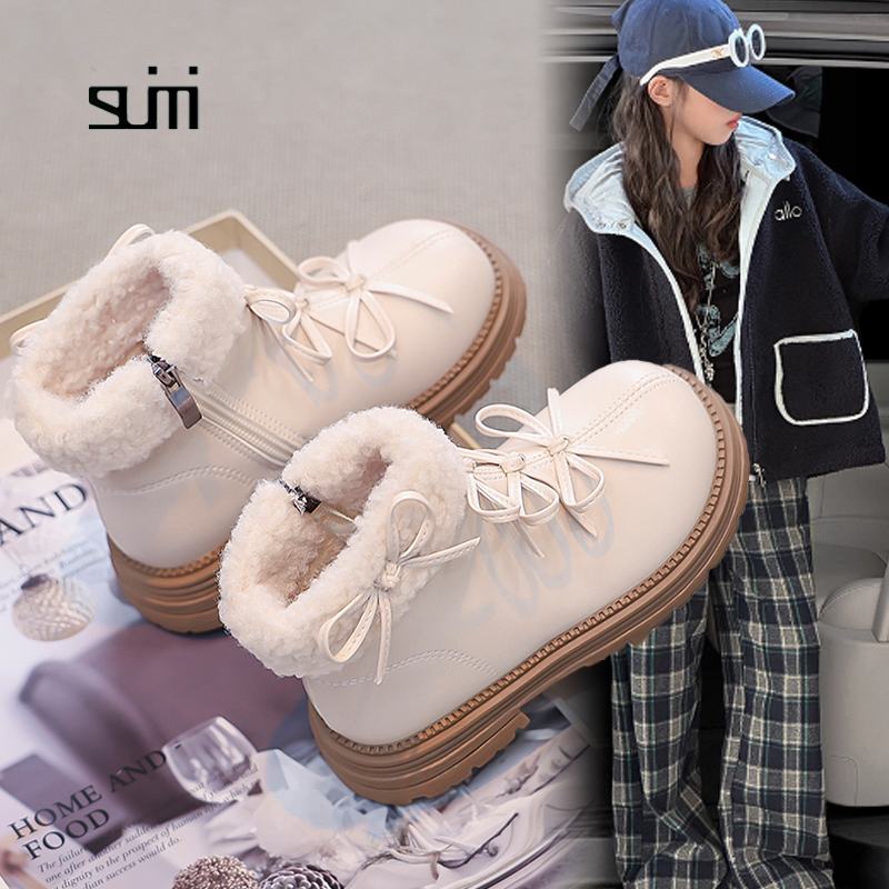 女童马丁短靴子儿童棉鞋