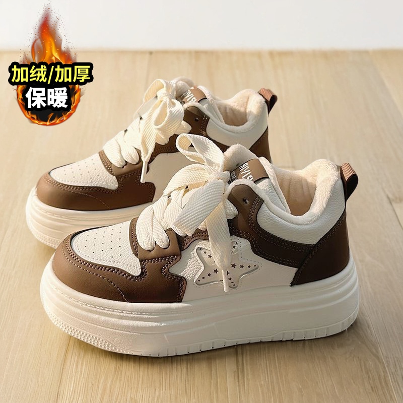 女童棉鞋2025冬款新款儿童鞋中大童加绒保暖女孩时尚中大童运动鞋
