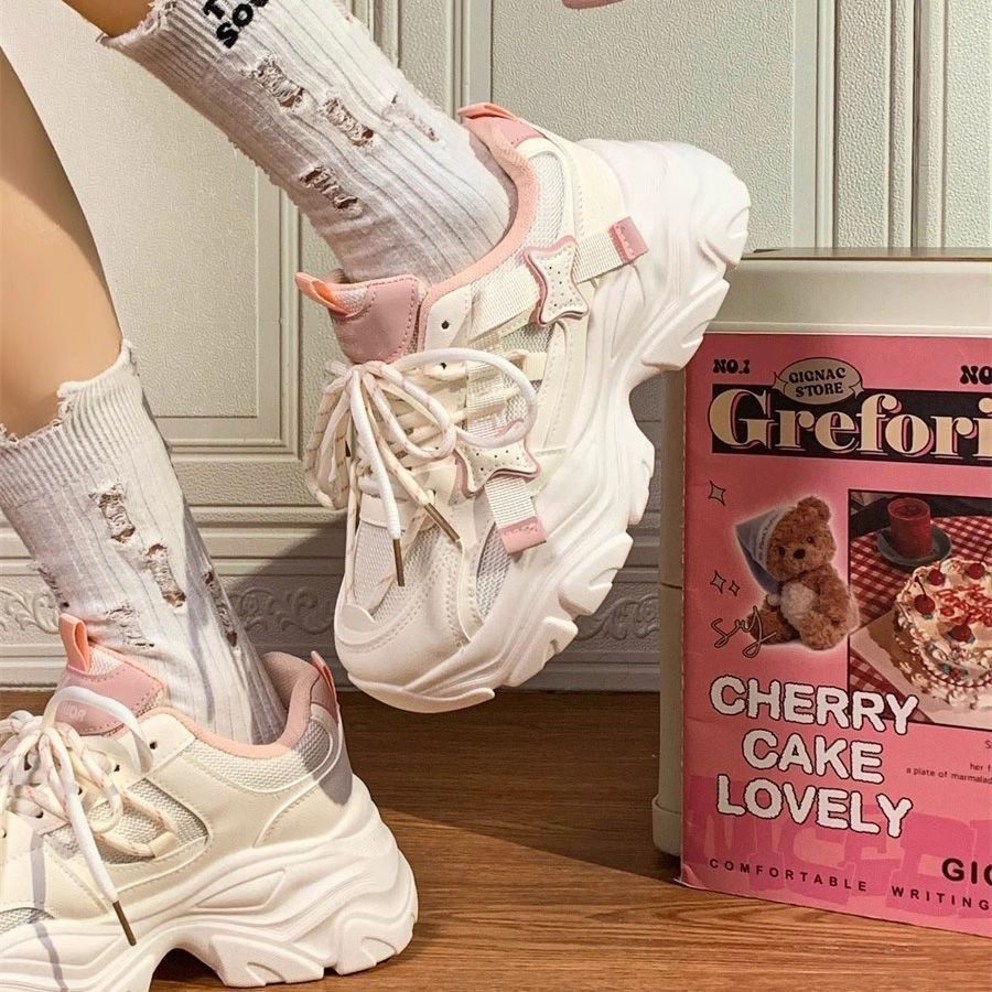 女童运动休闲鞋2026新款春秋原创设计轻便厚底百搭鞋子女孩老爹鞋,童鞋/婴儿鞋/亲子鞋,运动鞋,淘宝优惠券,粉丝福利购,淘宝优惠卷