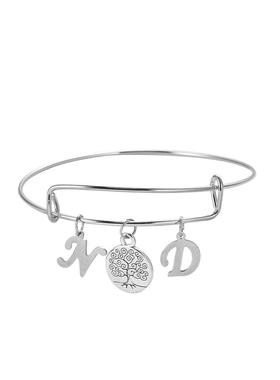 不锈钢线圈精抛光铁丝手镯跨境推拉镯子开口手环记忆钢丝镯