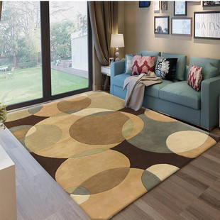 现代简约长方形客厅茶几沙发地毯短绒卧室满铺床边地毯定制阳台垫
