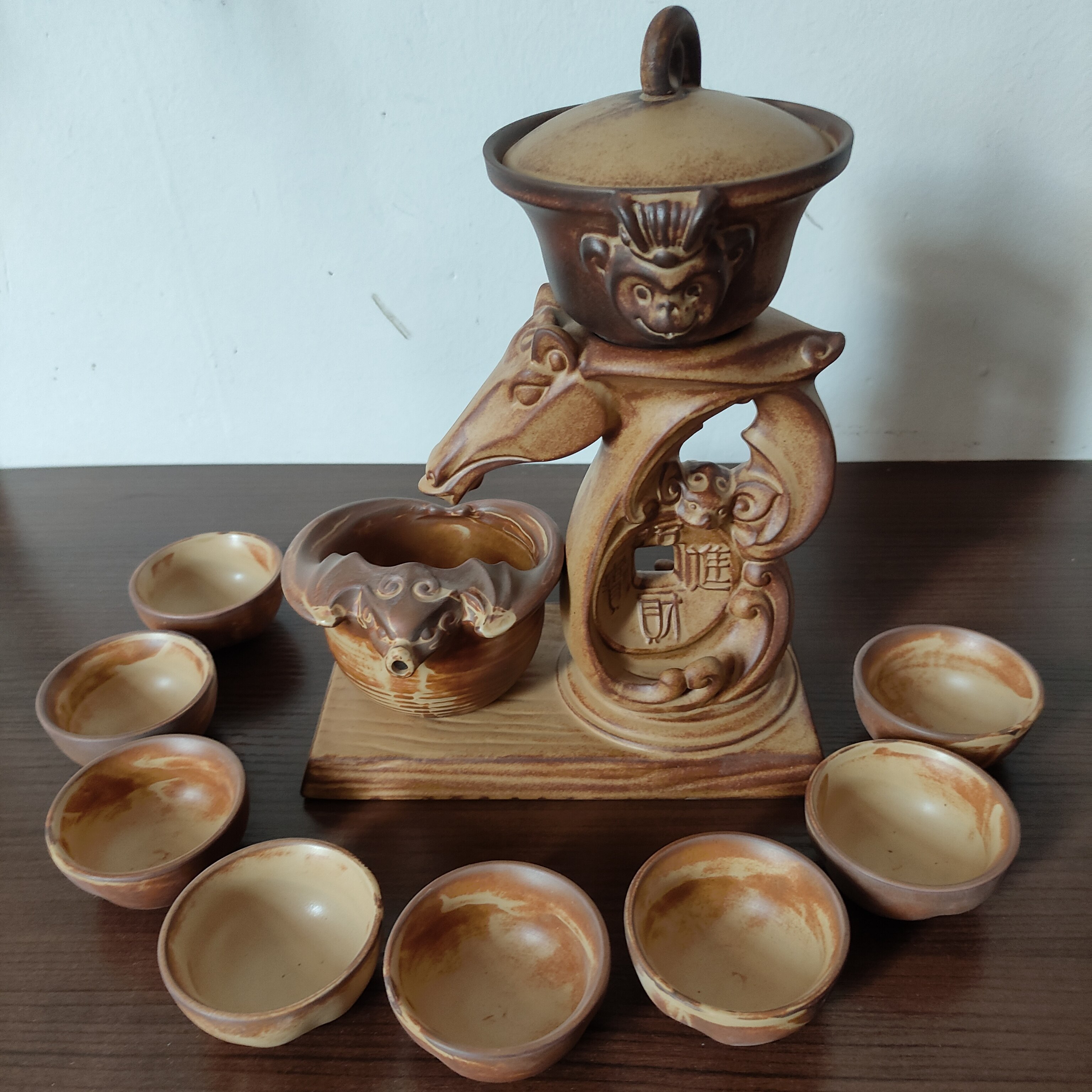 马上封侯懒人全自动功夫茶具套装
