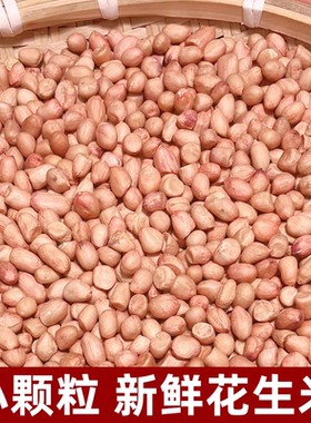 【精选小颗粒】2025年新鲜花生米新上市生花生米河南农家优质白沙