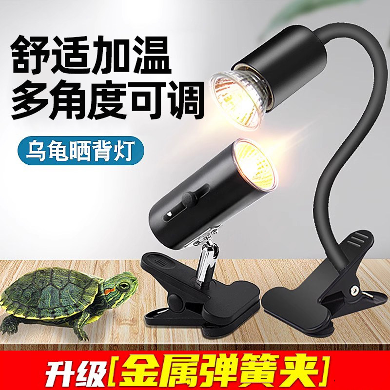 乌龟晒背灯爬宠加热灯补光灯架图片
