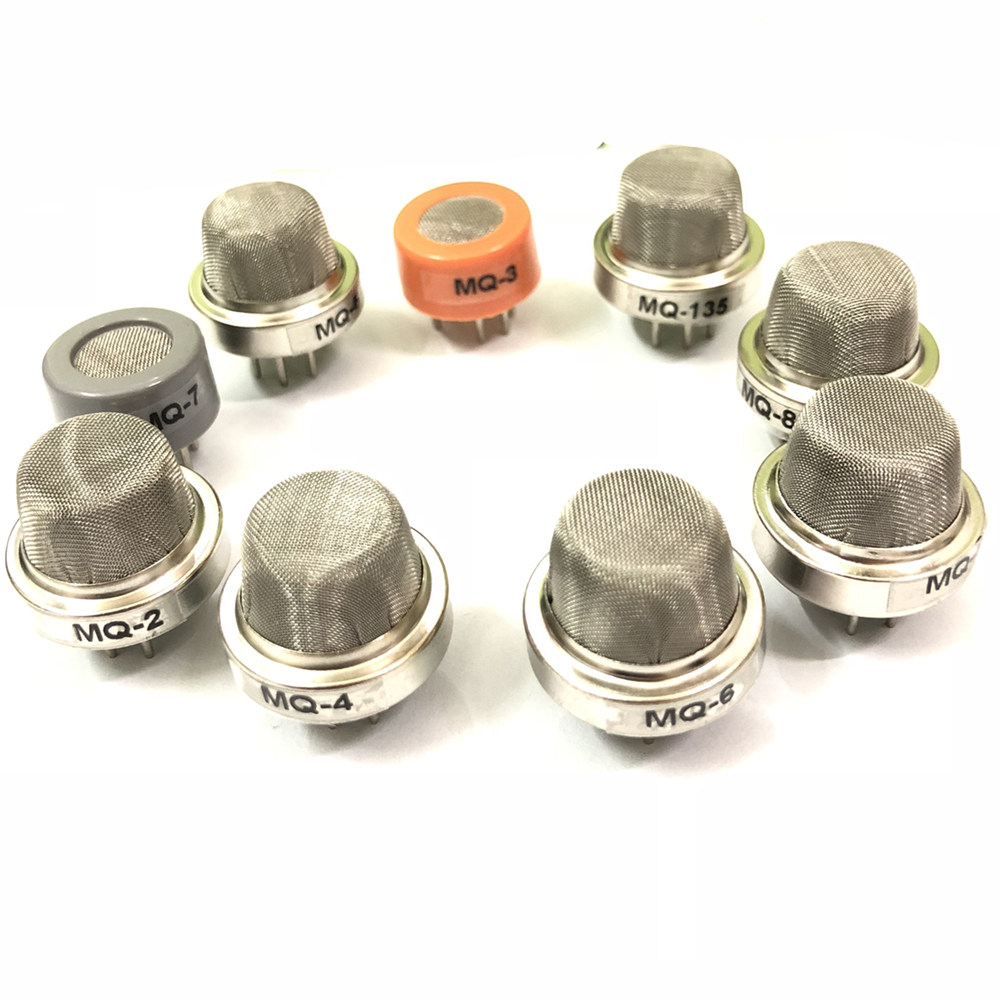 MQ-2 MQ-3 MQ-4 MQ-5 MQ-6 MQ-7 MQ-8 MQ-9 MQ-135气体传感器探头