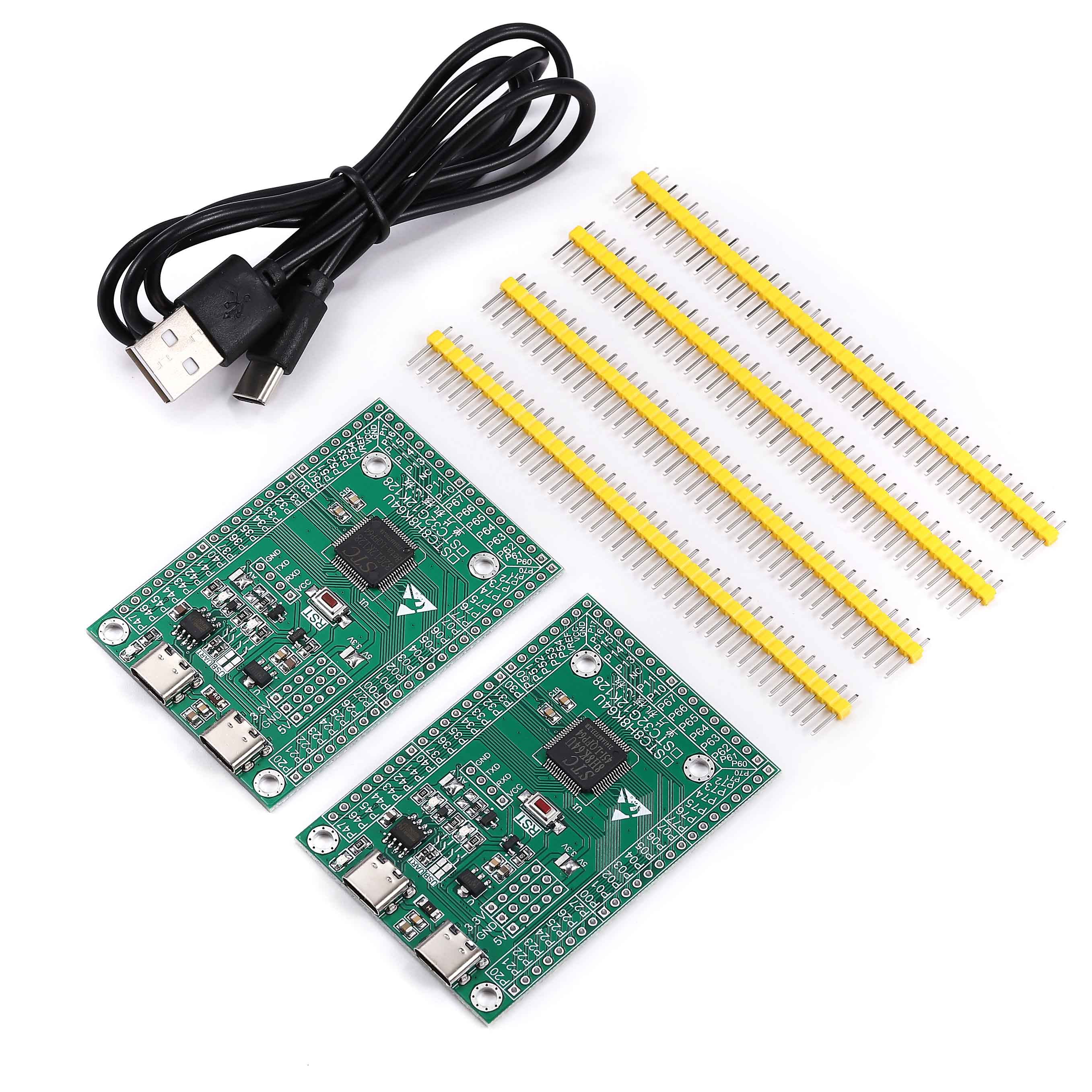 STC8H8K64U开发板 STC32位小系统单片机学习实验核心板免费开发票