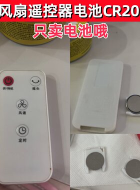 CR2025纽扣电池适用电风扇落地扇无叶塔式立式轻音风扇遥控器电池