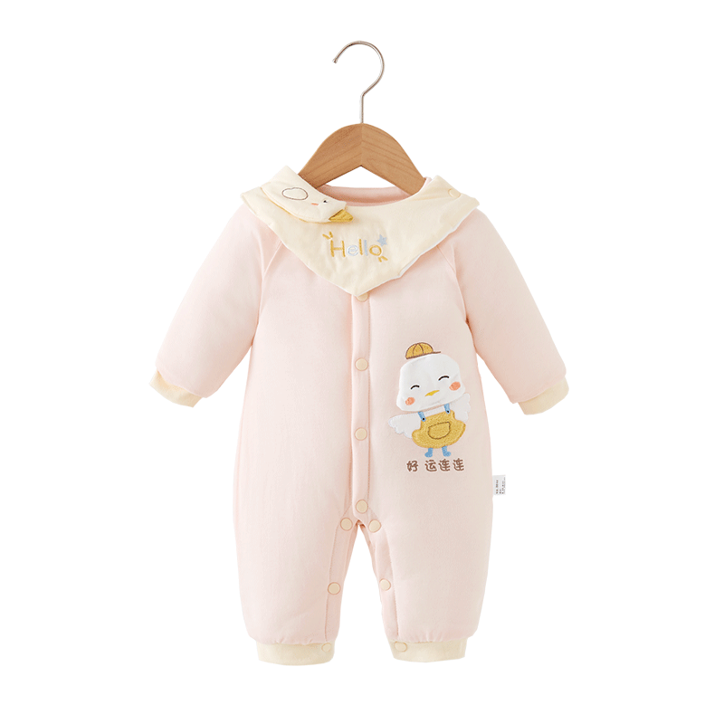 连体衣棉服婴儿秋冬季