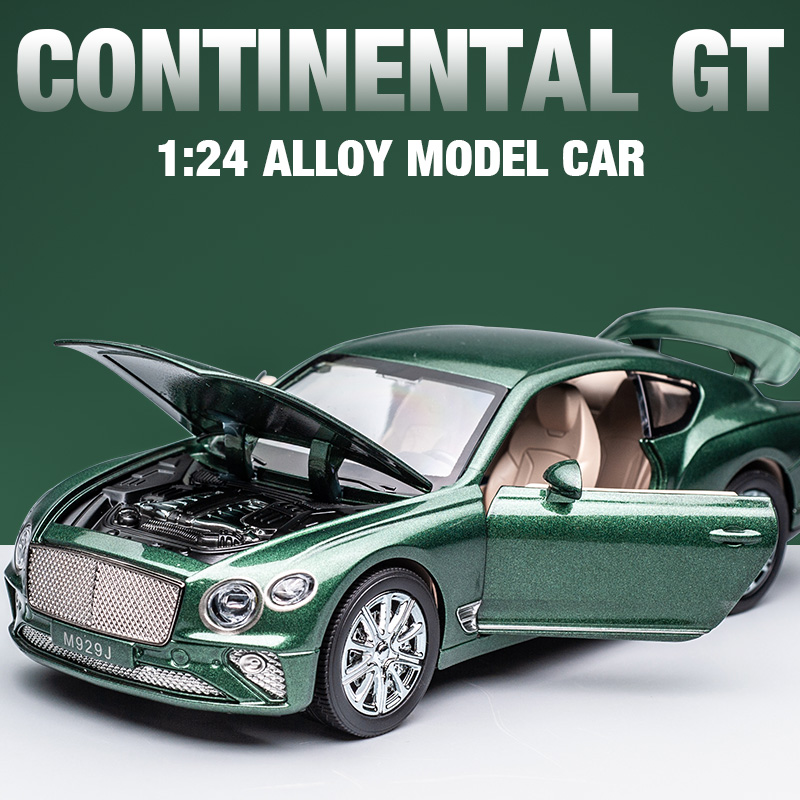 宾利欧陆GT仿真合金玩具模型车