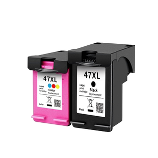 适用惠普47墨盒HP Deskjet 4826 4825 4829 4828 4877 4800打印机黑色彩色墨水盒连喷47XL墨盒原装品质