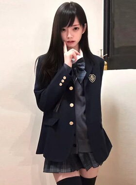 圣研高西装 学院风校供感jk制服三粒扣款多色百搭外套