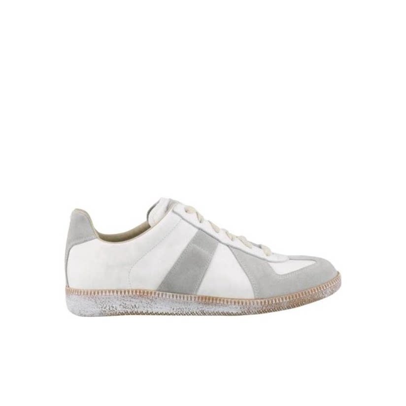 maison margiela 马丁·马吉拉 logo拼色绑带休闲运动鞋男