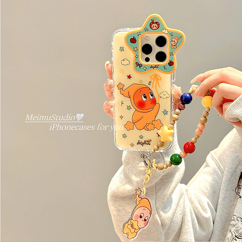 卡通可爱星星人适用苹果手机壳