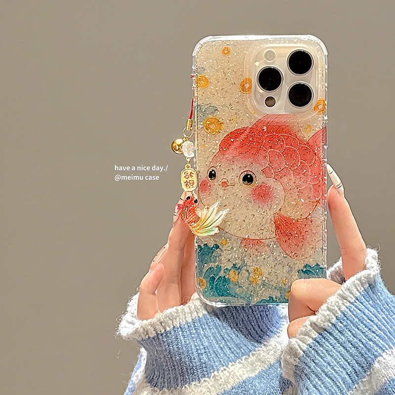 新年招财好运锦鲤适用苹果手机壳