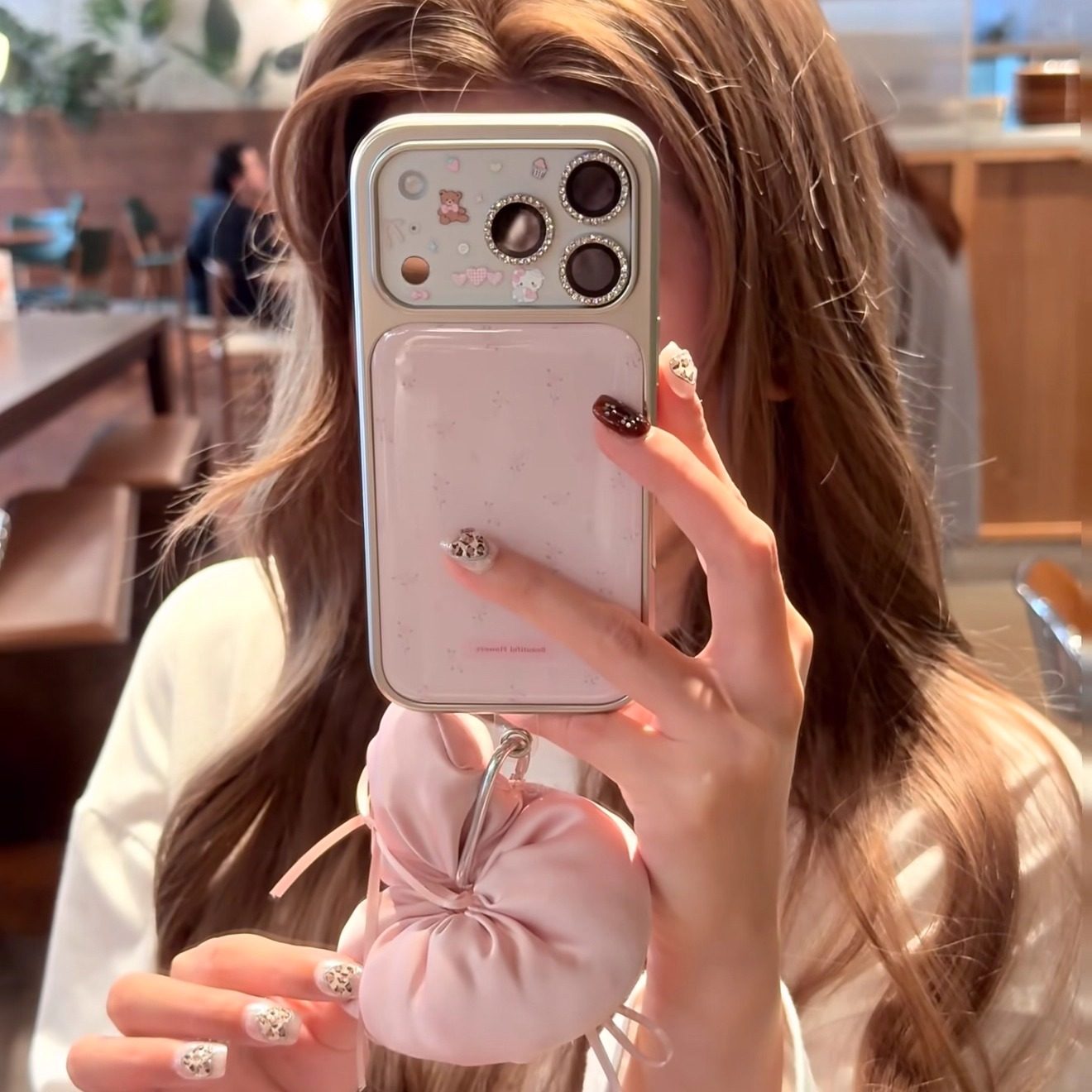 美牧ins韩风电镀滴胶碎花适用苹果17pro手机壳iphone16promax新款15带挂绳17少女14小清新16网红超火15pm全包,3C数码配件,手机保护套/壳,淘宝优惠券,粉丝福利购,淘宝优惠卷