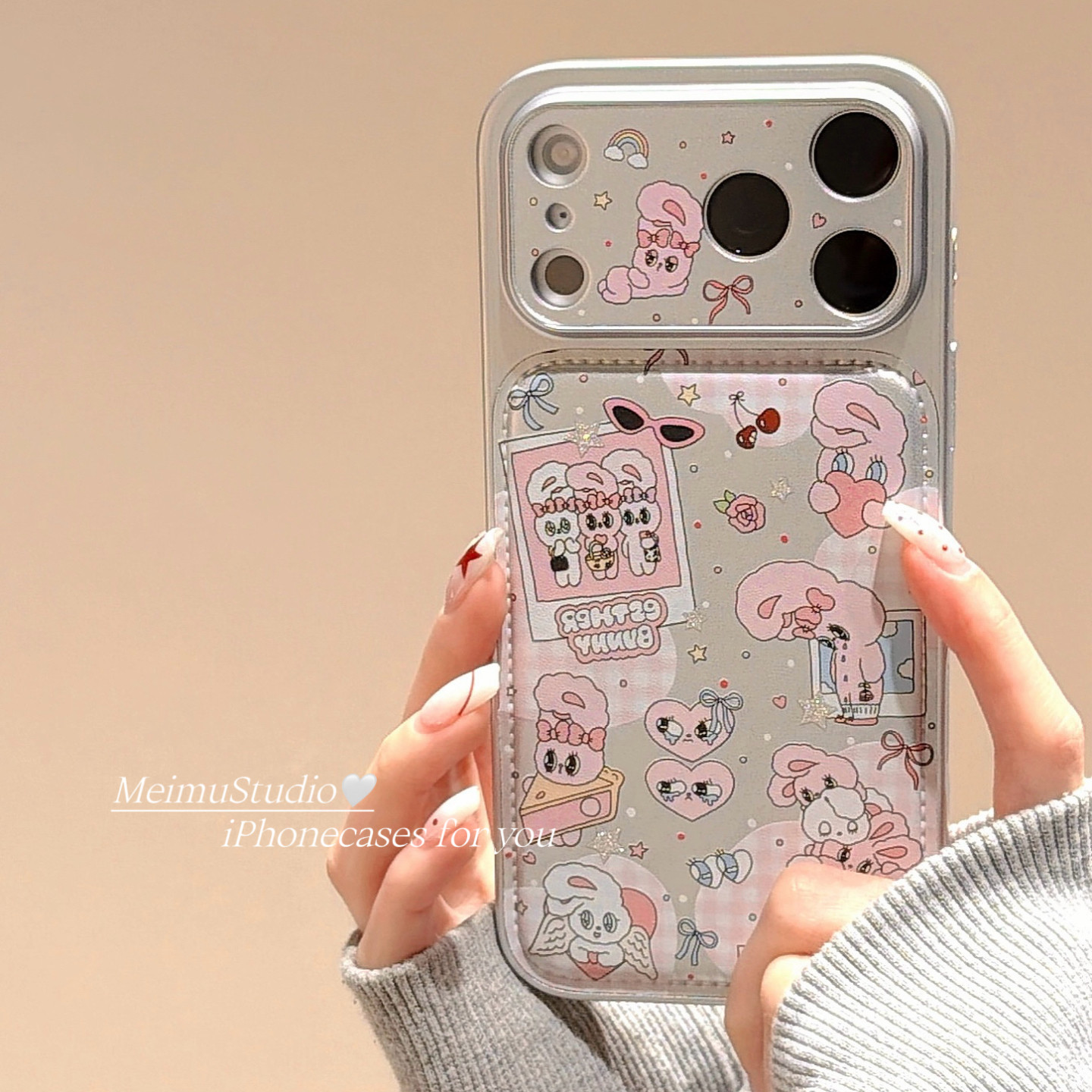 可爱艾丝乐兔子适用苹果手机壳