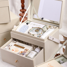 结婚伴手礼女伴娘高级感双层化妆箱礼盒婚礼回礼实用创意小众礼物